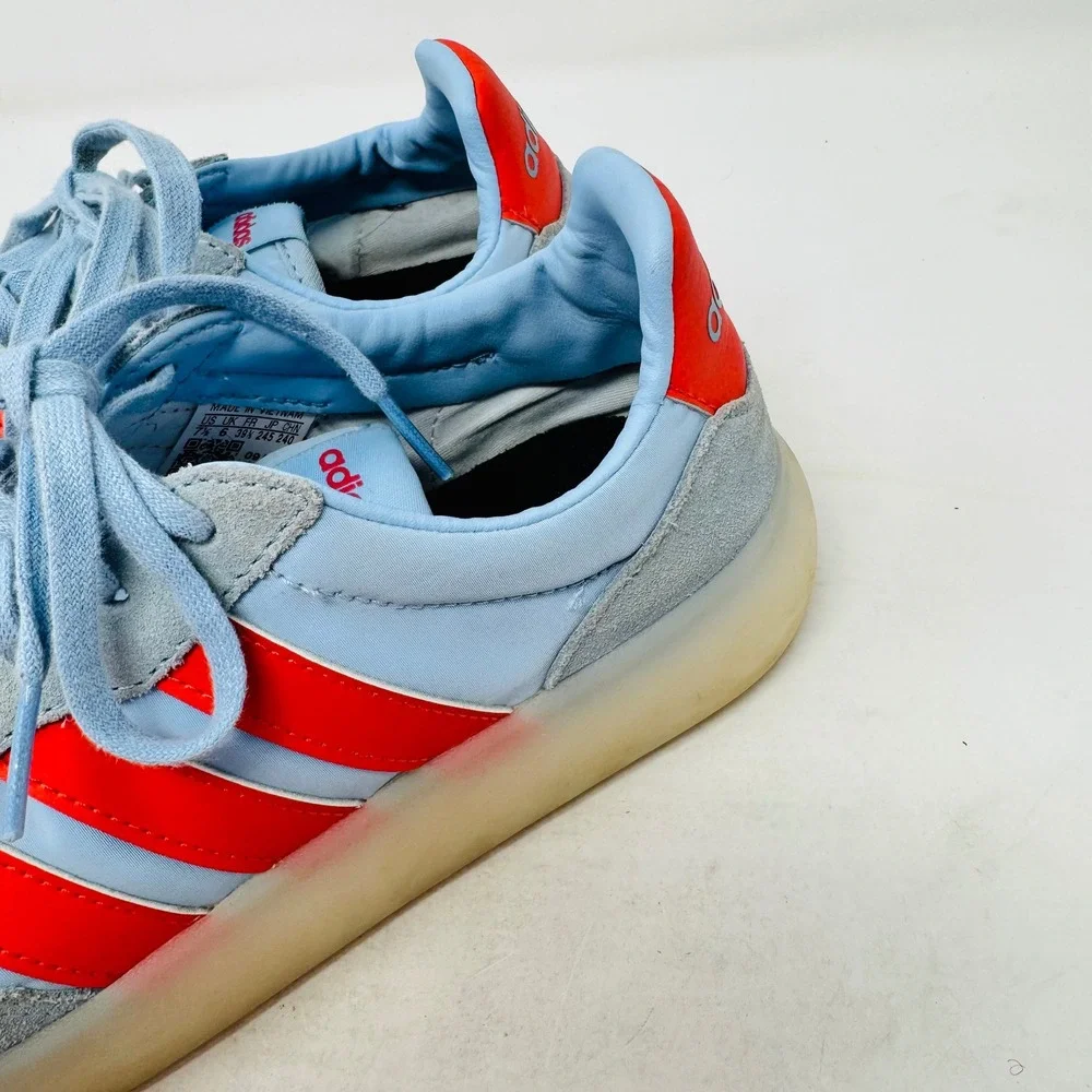 Adidas Gazelle Indoor Sneakers‎ Blue Red 7.5 Retro Sporty Athleisure Coastal
